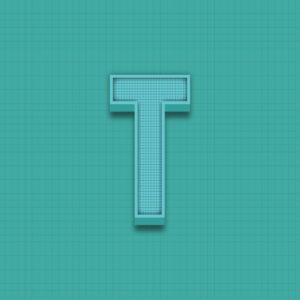 Letter T Grid Design