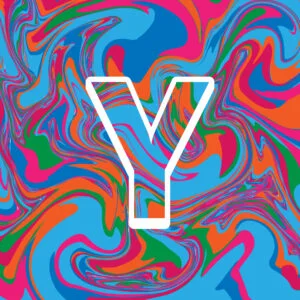 Letter Y Colorful Design