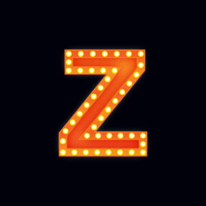 Letter Z Show Light Design