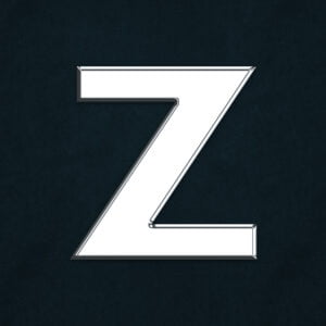 Letter Z Silver Design
