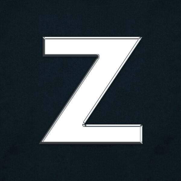 Letter Z Silver Design