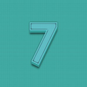 Number Seven Grid Design