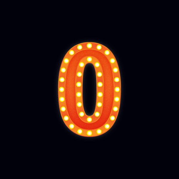 Number Zero Show Light Design