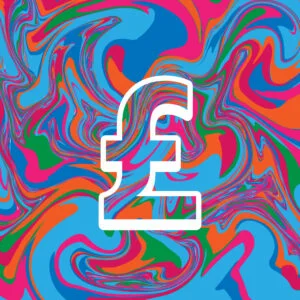 Pound Symbol Colorful Design