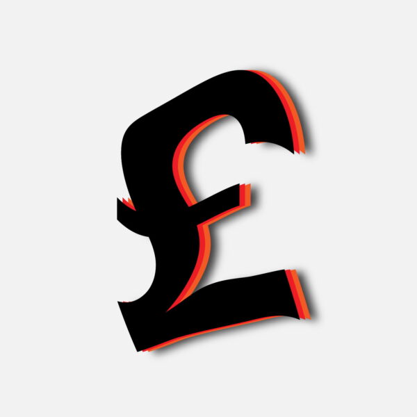Pound Symbol Tricolor Layer Design
