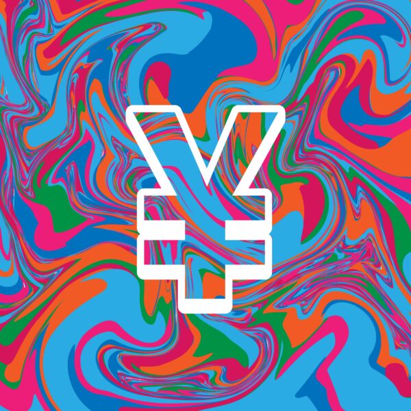 Yuan Symbol Colorful Design
