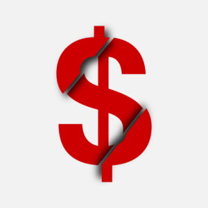 Dollar Symbol Cut Design