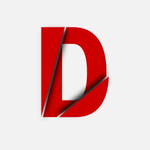 Letter D Cut design