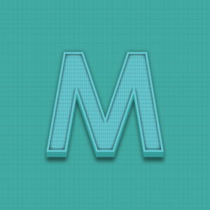 Letter M Grid Design