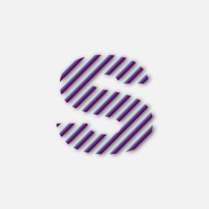 Letter S Colorful Line Design