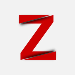 Letter Z Cut Design