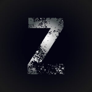 Letter Z Grunge Design