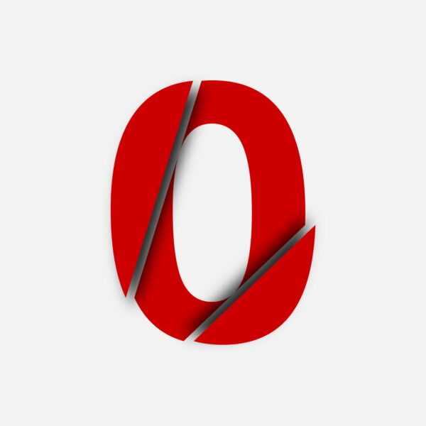 Number Zero Cut Design
