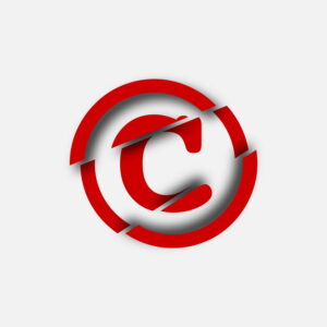 Copyright Symbol Cut Design