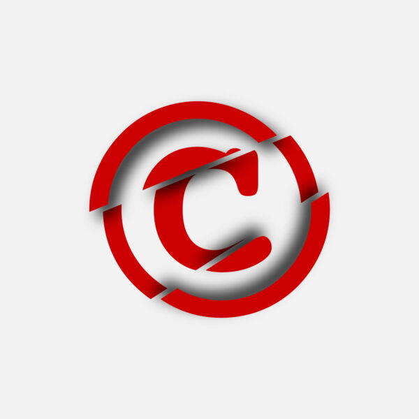 Copyright Symbol Cut Design