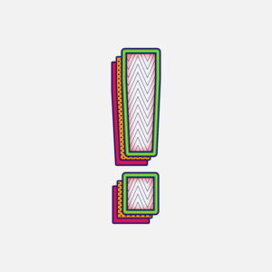 Exclamation Symbol Pattern Design
