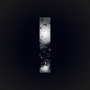 Letter I Grunge Design