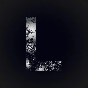 Letter L Grunge Design