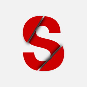 Letter S Cut Design