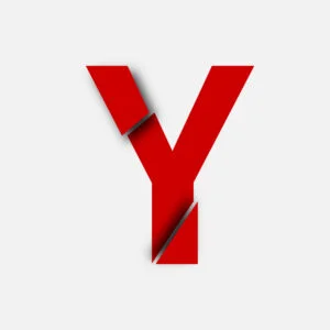 Letter Y Cut Design