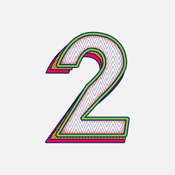 Number Two Pattern Design