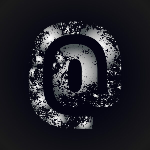 At Symbol Grunge Design