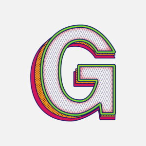 Letter G Pattern Design