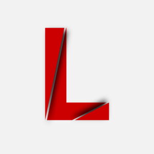 Letter L Cut Design