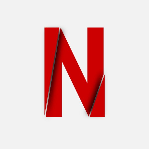 Letter N Cut Design