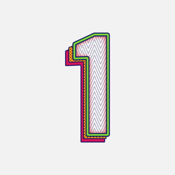 Number One Pattern Design