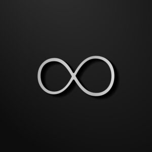 Infinity Symbol Silver Line Design