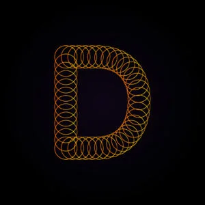 Letter D Spring Design