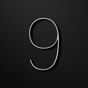 Number Nine Silver Line Design