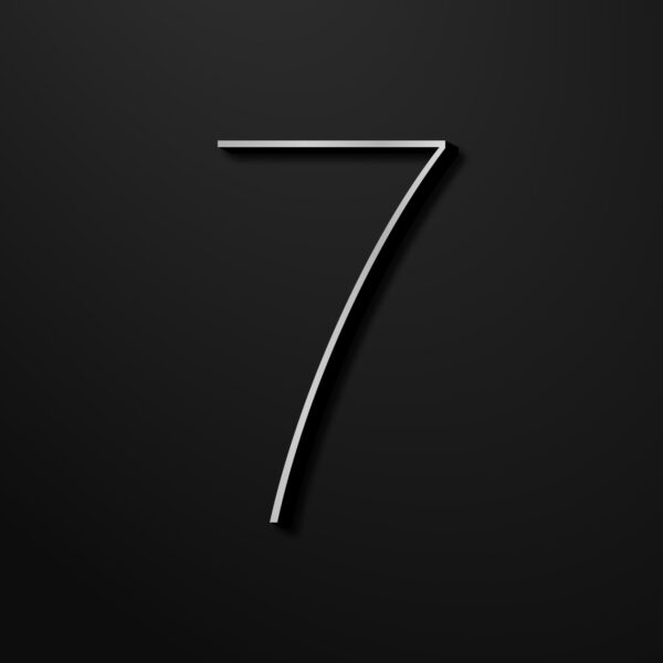 Number Seven Silver Line Design