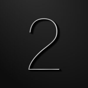Number Two Silver Line Design