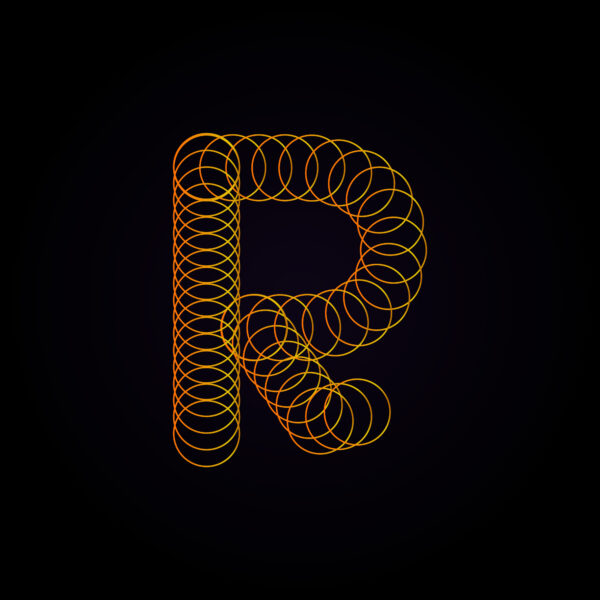 Letter R Spring Design