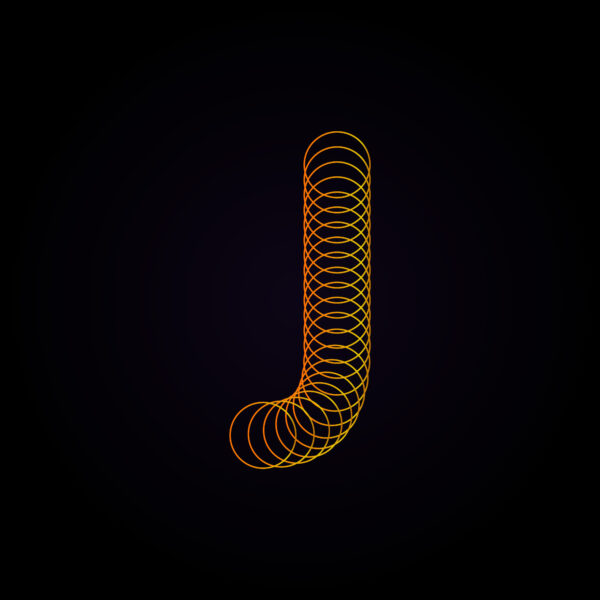 Letter J Spring Design