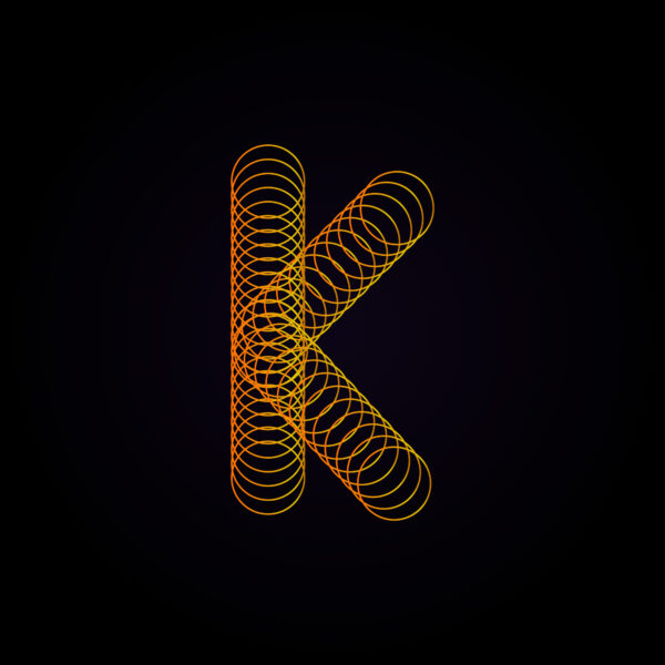 Letter K Spring Design