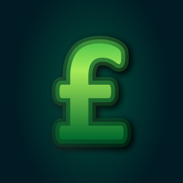 Pound Symbol Green Layer Design