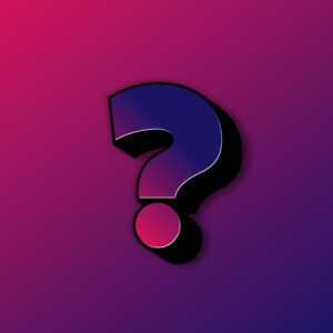 Bold Question Symbol Colorful Design