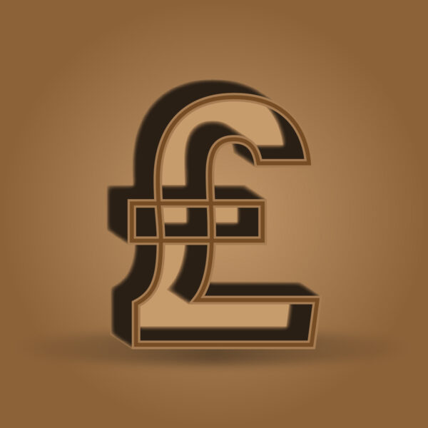 Pound Symbol Chocolate Color Design
