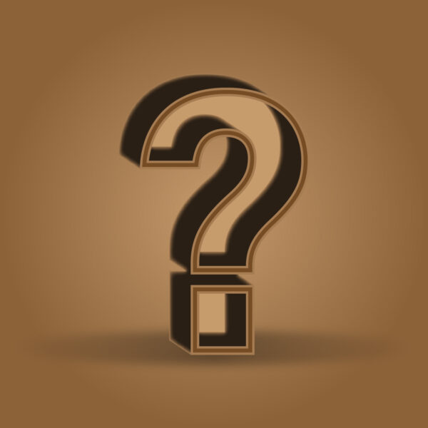 Question Symbol Chocolate Color Design