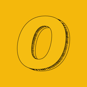 Letter O Brush Design