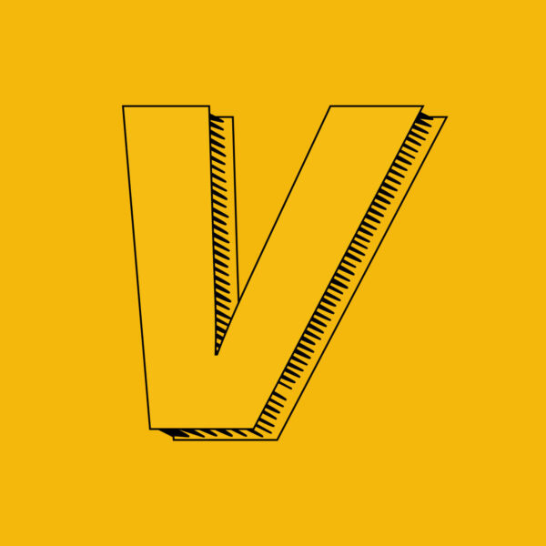 Letter V Brush Design