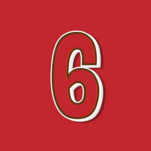 Number Six Vintage Style