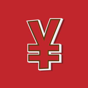 Yuan Symbol Vintage Style