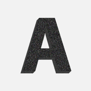 Letter A Stone Design