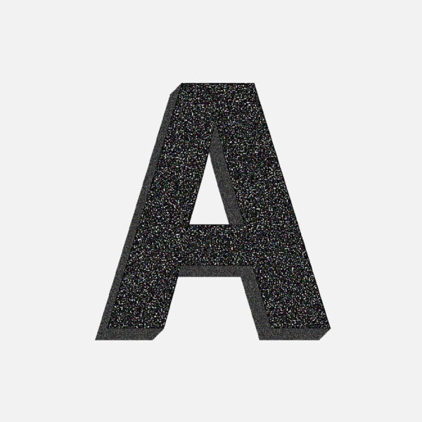 Letter A Stone Design