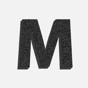 Letter M Stone Design