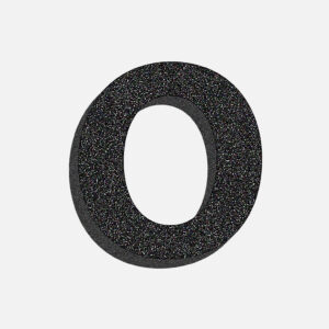 Letter O Stone Design